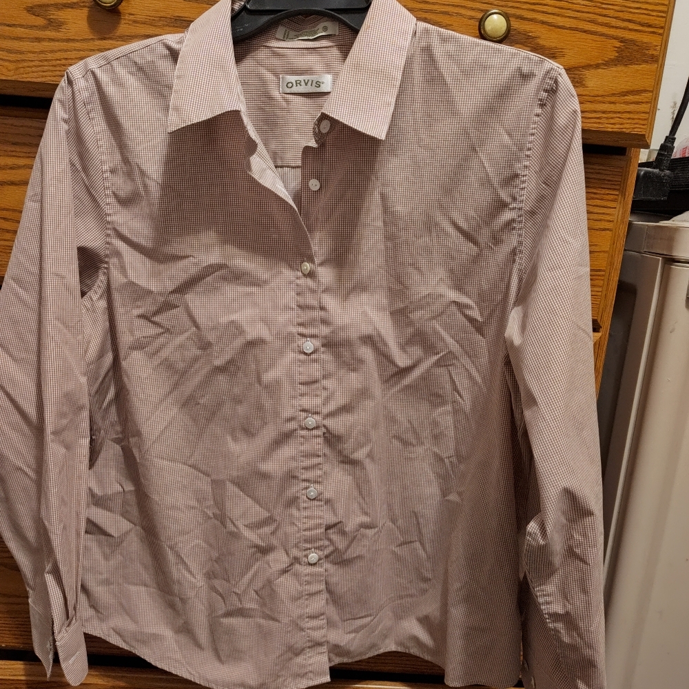 Ladies Orvis Button Down Long Sleeve